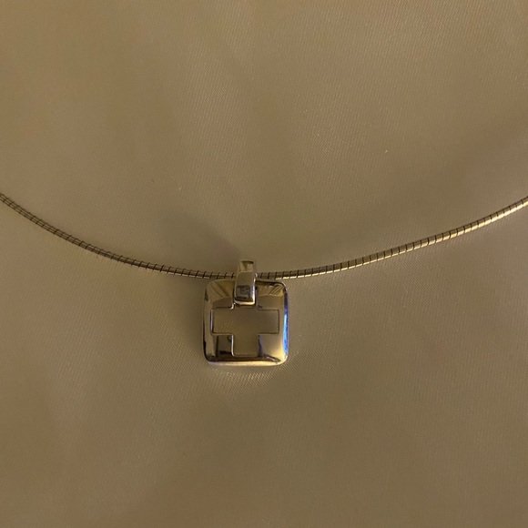 Tiffany & Co. Snake Chain & Open Cross Charm - Picture 12 of 12